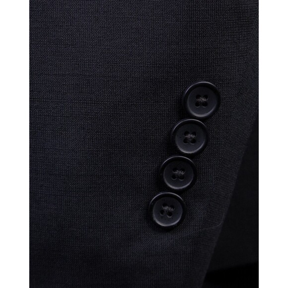 Oak Hill Mens Sport Coat Suit Jacket Blazer Solid Gray Sz 56PR Two Button EUC - Picture 7 of 14